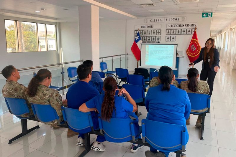 MZS “Arica” inicia ciclo de capacitaciones a personal de Enfermeros Militares de Combate