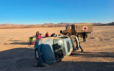 Personal de la MZS “Iquique” brinda apoyo en accidente de tránsito
