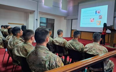 MZS “Santiago Centro Oriente” brinda charla educativa sobre ITS en la Escuela Militar