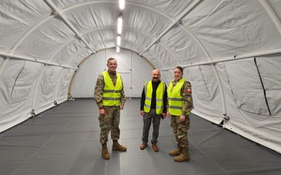 Ejército de Chile refuerza capacidad de respuesta con nuevo Hospital Modular de Campaña