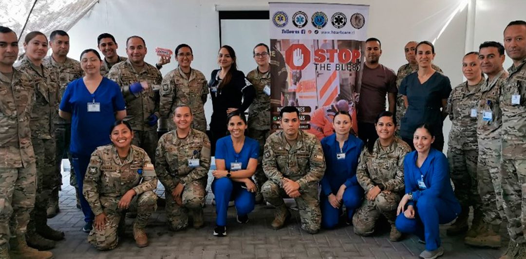 Personal de la MZS “Arica” se capacita en curso “Stop the bleed”