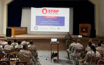 EM “Calama” imparte curso “Stop The Bleed” a personal reservista de la Brigada Motorizada N°1