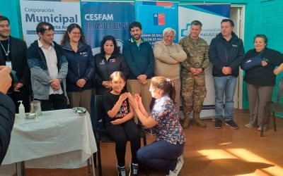 MZS “Punta Arenas” participa en lanzamiento de campaña de vacunación contra la Influenza