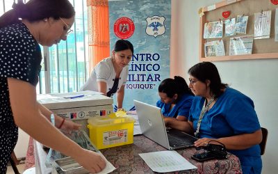 CCM “Iquique” realiza proceso de vacunación en jardín infantil “El Soldadito”