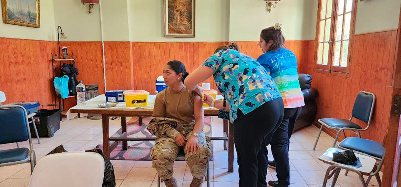 Personal de la Enfermería Militar “Yungay” participó en actividades de salud dirigidas a integrantes del Destacamento de Montaña N° 3 “Yungay”