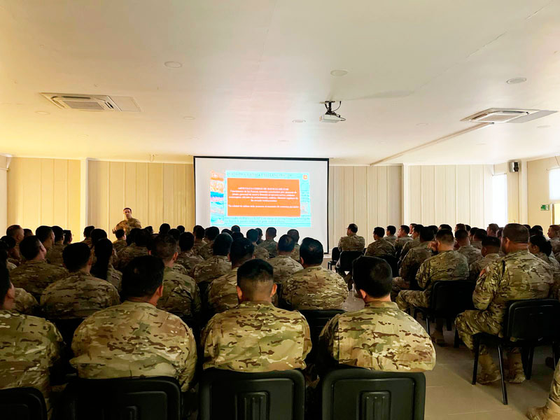 Programa Preventivo en Abuso de Sustancias realizó charla educativa en la II Brigada Acorazada “Cazadores”