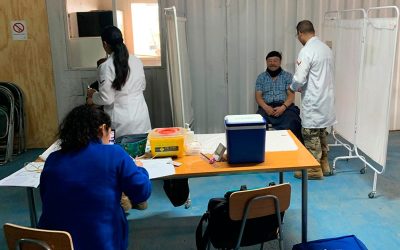 MZS “Coyhaique” apoya al Servicio de Salud de la Región de Aysén en la campaña de vacunación