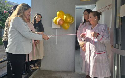 Inauguración de bazar en el HMN
