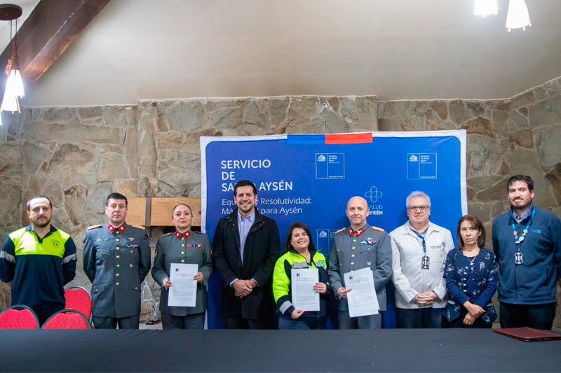 MZS “Coyhaique” firma convenio en educación en salud, capacitación e investigación con el Servicio de Salud Aysén