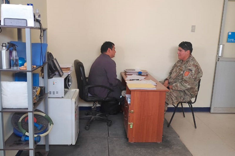 MZS “Iquique” realiza operativo médico en Fuerte Militar Baquedano