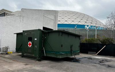 JESAM instala módulo sanitario en apoyo a la Gran Parada Militar 2025