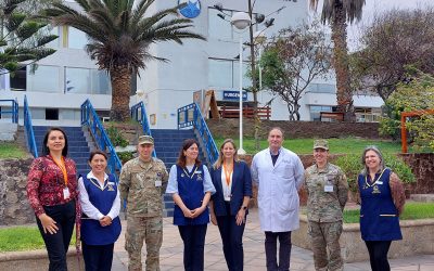 Señora del Comandante en Jefe de la Armada visita el Hospital Militar del Norte