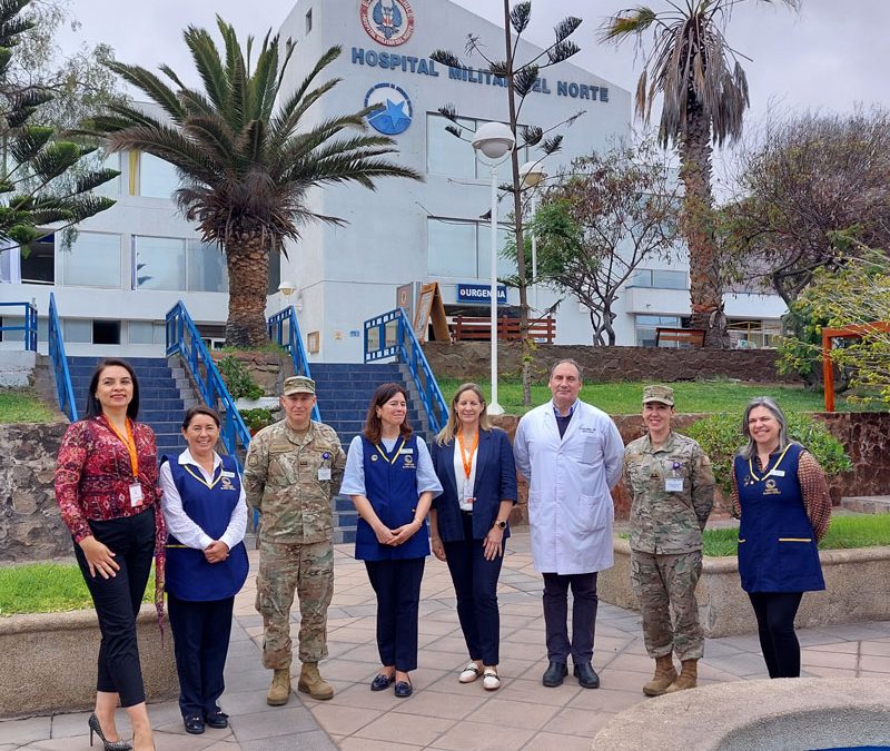 Señora del Comandante en Jefe de la Armada visita el Hospital Militar del Norte