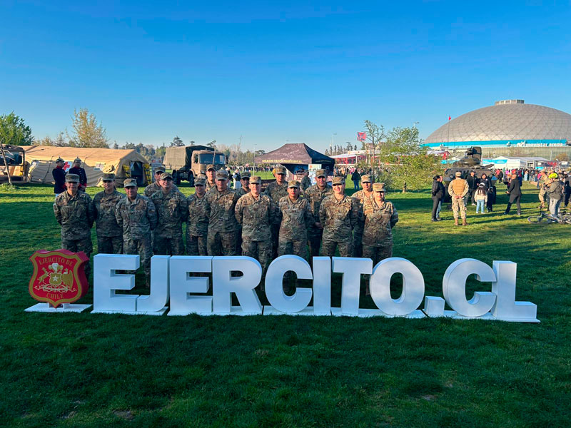 JESAM participó en segunda feria militar en la elipse del Parque O´Higgins