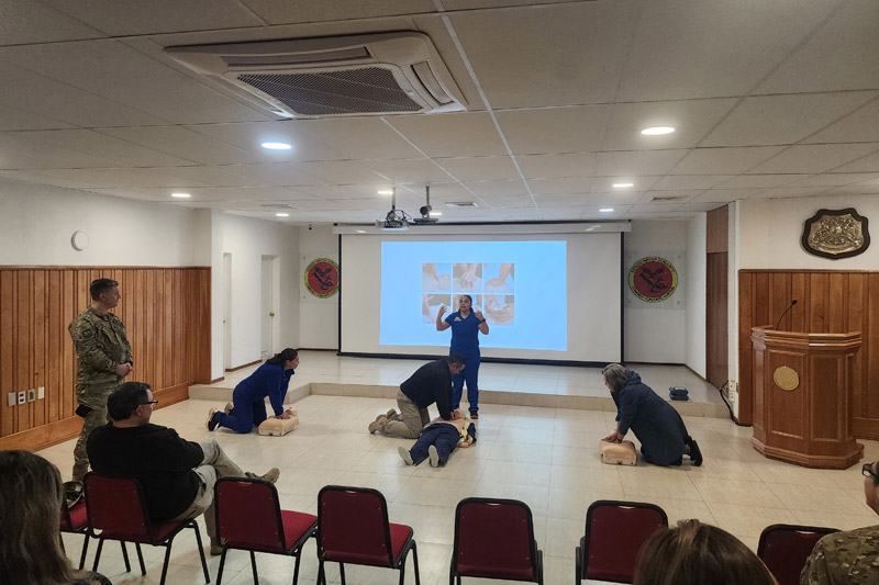 Charla de implementación de la APS universal en el Destacamento Acorazado N°5 “Lanceros”