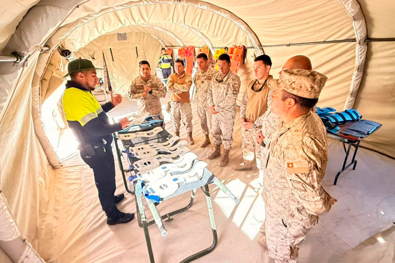 Personal de sanidad de la MZS “Iquique” se capacitó en curso de atención prehospitalaria
