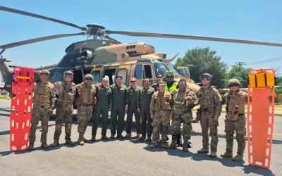 División de Salud realiza nueva versión del Curso de Tripulaciones Aerosanitarias con apoyo de la BAVE