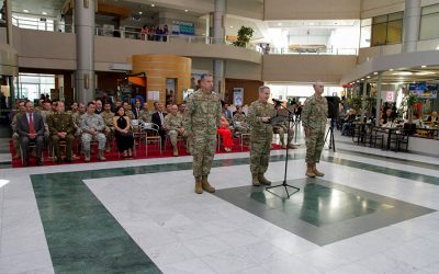 Ceremonia de cambio de mando en la División de Salud del Ejército (DIVSAL)
