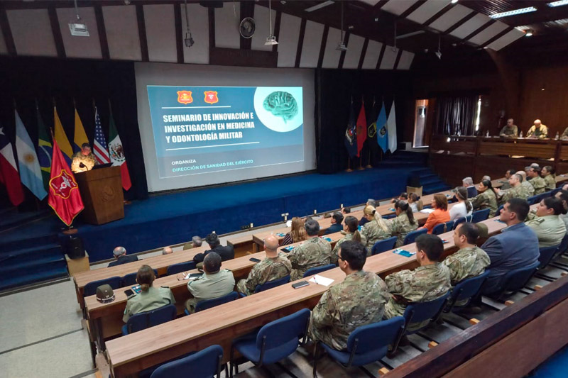Dirección de Sanidad realizó 1er “Seminario de Innovación e Investigación en Medicina y Odontología Militar”