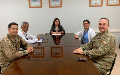 Comandante de la División de Salud participa en reunión con autoridades de salud de Arica y Parinacota