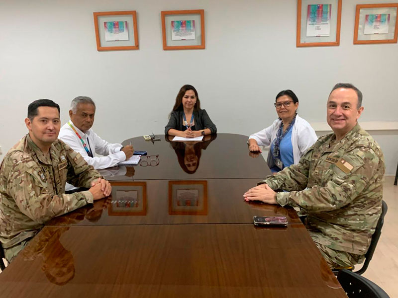 Comandante de la División de Salud participa en reunión con autoridades de salud de Arica y Parinacota