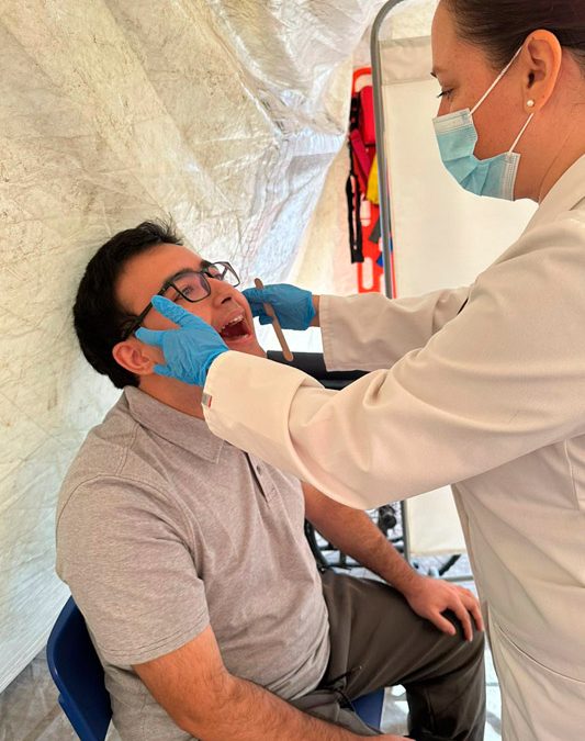 MZS “Santiago Centro Poniente” brinda apoyo sanitario en proceso de selección del contingente