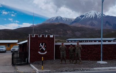Revista inspectiva del Comandante de la División de Salud a Putre y Pacollo