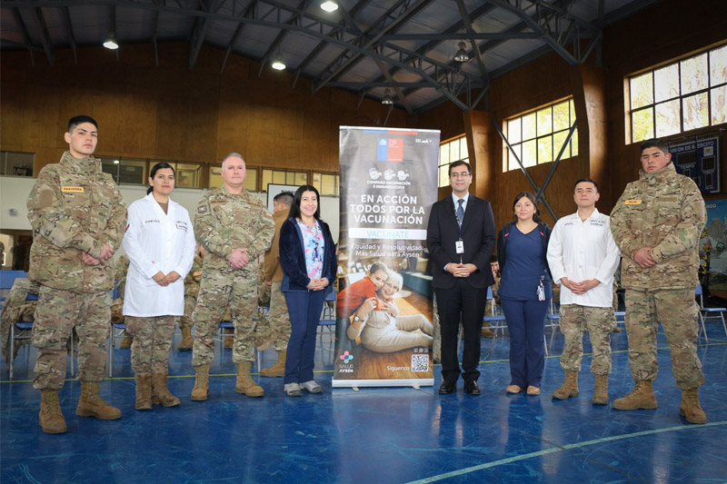 MZS “Coyhaique” aplica vacunación contra la influenza y refuerzo de COVID-19 a Unidades de la región de Aysén