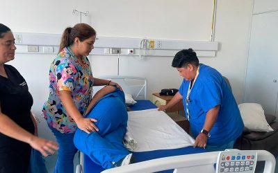 Capacitaciones en manejo manual del paciente en el HMN