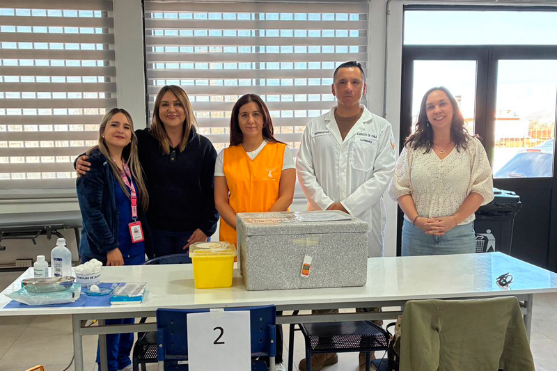 EM “Calama” efectúa operativo de vacunación en la BRIMOT N° 1