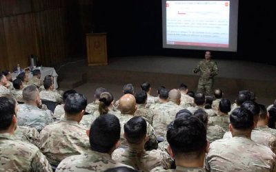 MZS “Santiago Centro Poniente” gestionó charlas sobre abuso de sustancias y suicidio al contingente del RLE N°3 “Limache”