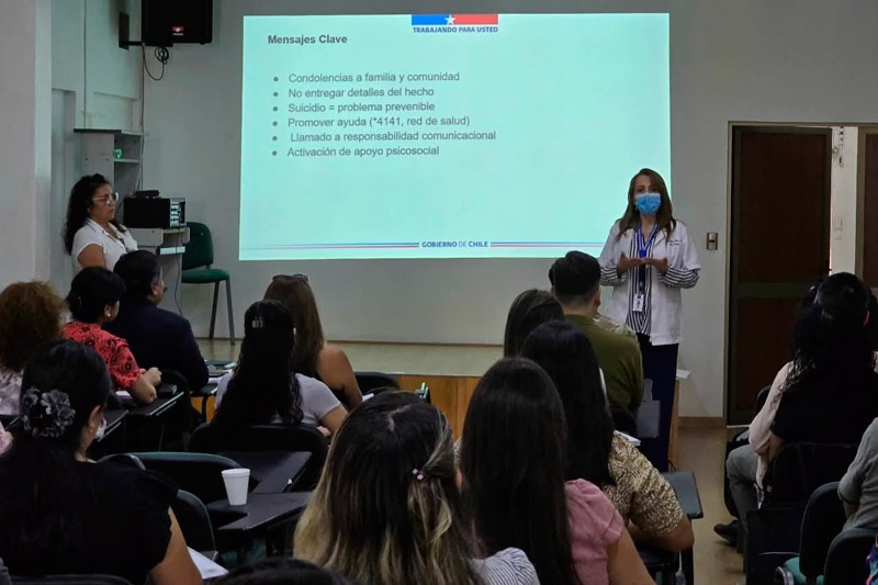 MZS “Arica” participó en Mesa Regional Intersectorial que abordó temática del suicidio