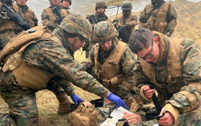 Enfermeros Militares de la MZS “Coyhaique” capacitan en primeros auxilios a soldados conscriptos de la IVDE