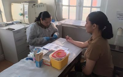 MZS “Punta Arenas” realiza exámenes de test rápido al contingente año 2026