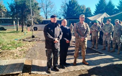 Comandante de la DIVSAL visita instalaciones del Hospital Modular de Campaña del Ejército