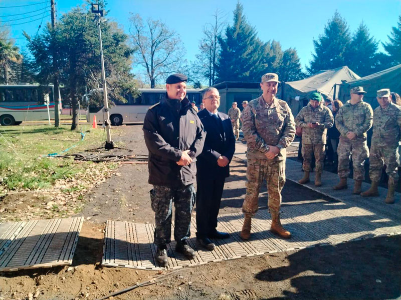 Comandante de la DIVSAL visita instalaciones del Hospital Modular de Campaña del Ejército