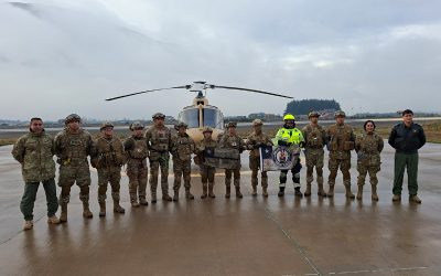 Personal de la MZS “Coyhaique” culmina con éxito el Curso de Tripulaciones Aerosanitarias (TAS) 2026