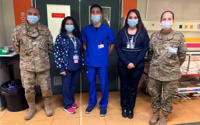 Enfermeros Militares de la MZS “Arica” fortalecen competencias en el servicio de urgencia del Hospital Regional