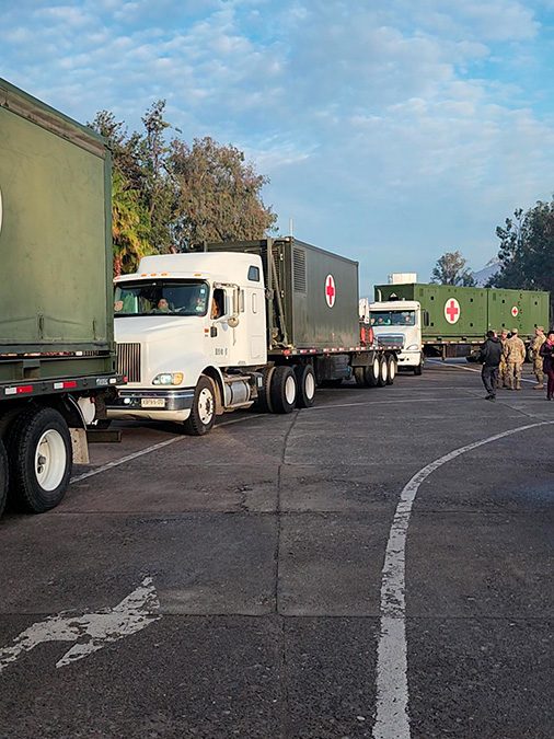 Hospital Modular de Campaña del Ejército se despliega en apoyo al Hospital de Ovalle
