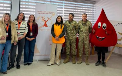 EM “Calama” apoya operativo de donación de sangre organizado por la Fundación de Señoras del Ejército
