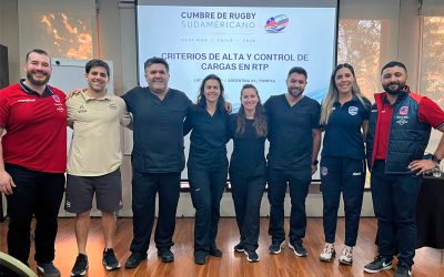 Kinesiólogos de la MZS “SCO” participan de seminario “Cumbre de Rugby Sudamericano 2026”
