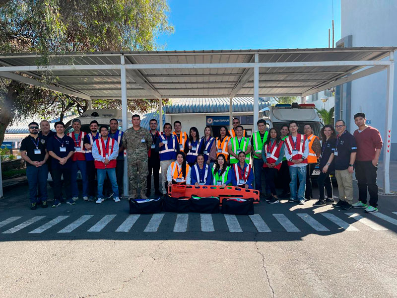 Hospital Militar del Norte fortalece competencias en atención prehospitalaria