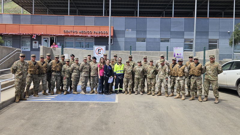 HMN participa en operativo médico en la localidad de Paposo