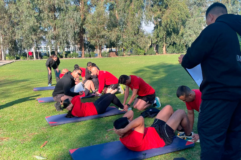 Curso de Monitor de Preparación Física Militar reúne en la ESCSERV a personal de salud de todo el país