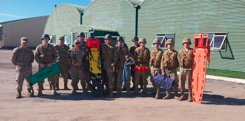 Enfermeros Militares de la Enfermería Militar “Caupolicán” capacitan a personal desplegado